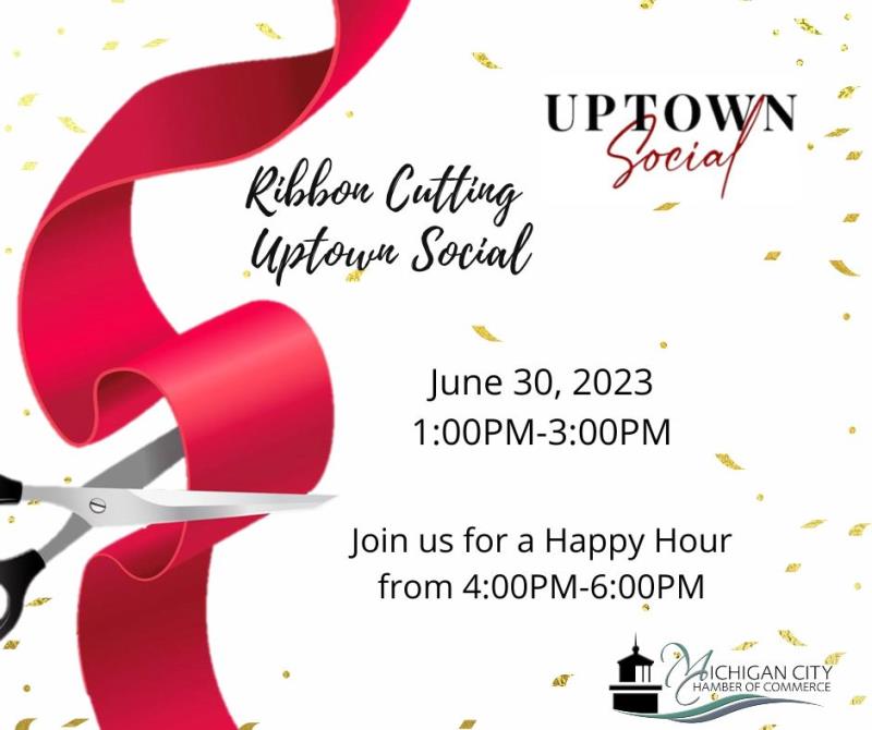 Ribbon Cutting Uptown Social